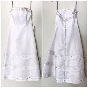 Alfred Angelo NWT Short Summer Wedding Dress 8
